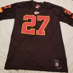 Used Kansas City Chiefs Larry Johnson #27 NFL Reebok Football Jersey,  men's Large