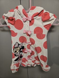Disney Minnie Mouse Beach Towel And Cover-up Up