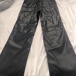 shein faux leather pants 