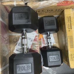 70lb Dumbbells 