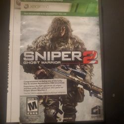 Sniper 2 ghost Warrior Xbox 360