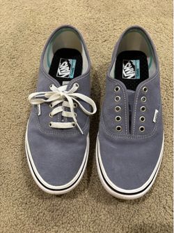 Light blue Vans