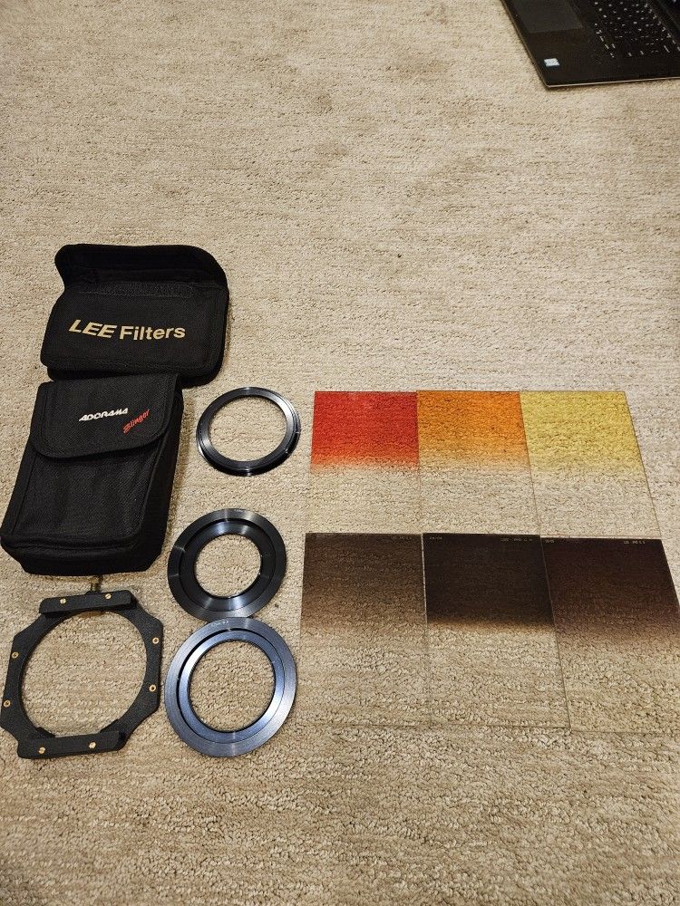 Lee ND And Sunset Filter Set With Pouch For Camera Lens