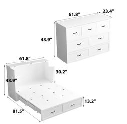 Full size murphy bed