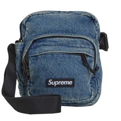 Supreme Denim Shoulder Bag 