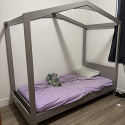 Twin Size Bed And Bed Frame 