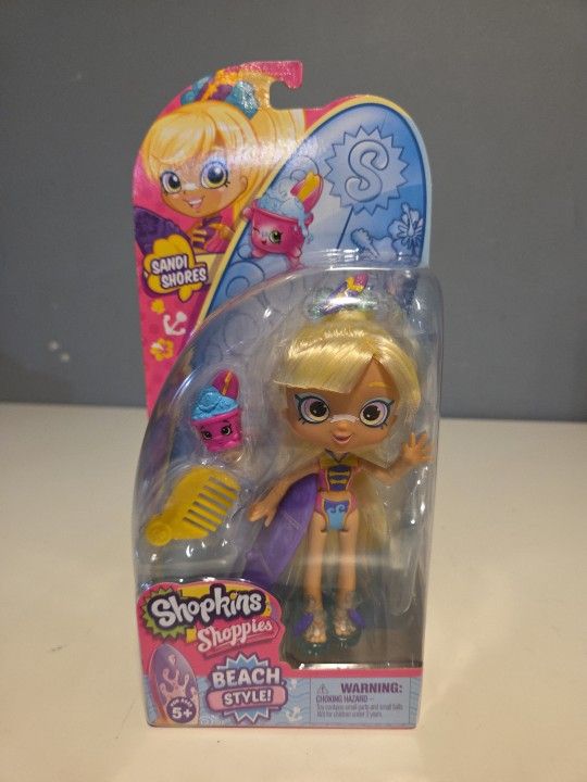 Shopkins Shoppies Sandi Shores 5" Beach Style