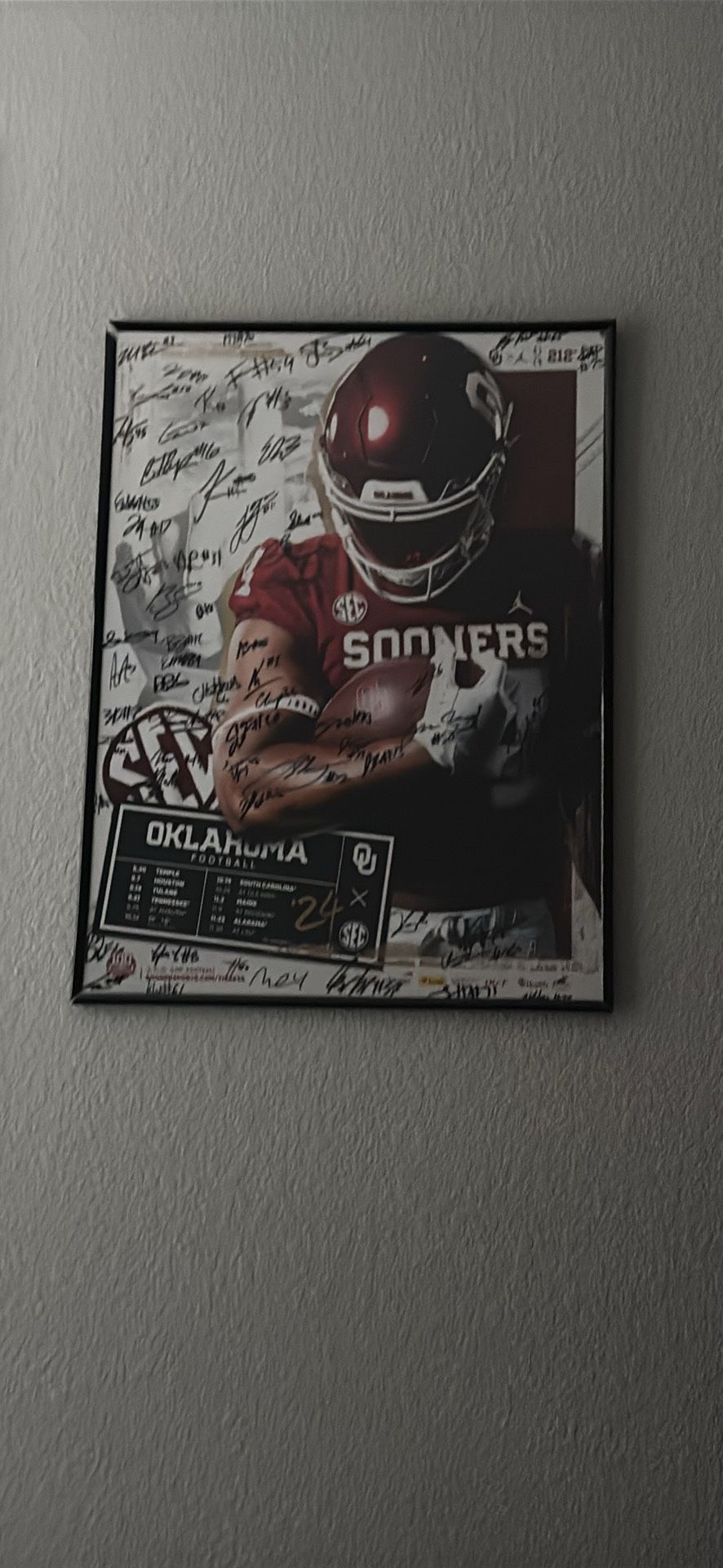 Oklahoma Football Poster 