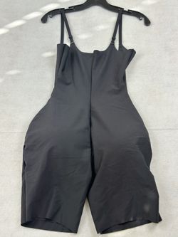 Skims Large Body Butt Lifting Open Bust Bodysuit Black