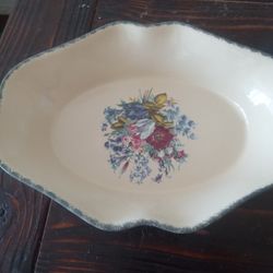 Home & Garden Party Stoneware Baker Bowl 