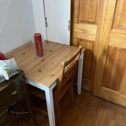 Breakfast Table And One Chair 