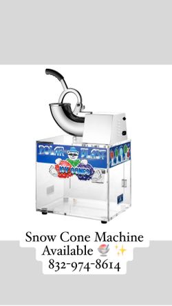 Snow Cone Machine