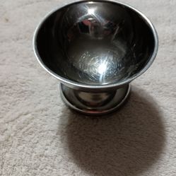 Vintage Stainless Steel Made In Japan Small Footed Bowl