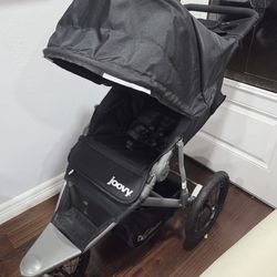 Joovy Zoom360 Ultralight Jogging Stroller Featuring High Child Seat, Shock-Absorbing Suspension, Extra-Large Air-Filled Tires, Parent Organizer, Air P