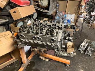 Original 1958 chevy apache engine