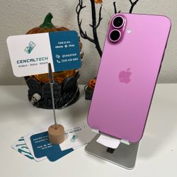 iPhone 16 Plus 128gb Unlocked 100% 🔋Health In Mint 10/10 Condition #0686