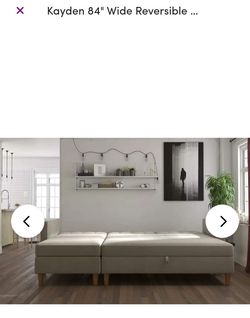 Kayden 84" Wide Reversible Sectional Sofa