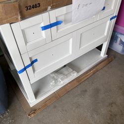 Meet Up Is At Starbucks At 2450 West Bell Rd. This Is A Brand New 36 Inch Bathroom Vanity With A Cultured Marble Top With The Sink Built In. 