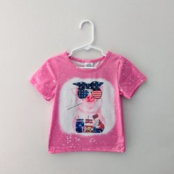 Toddler Girl Patriotic Shirt 