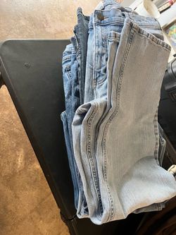 Stack of jeans