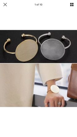 Silver and Gold bangle bracelets