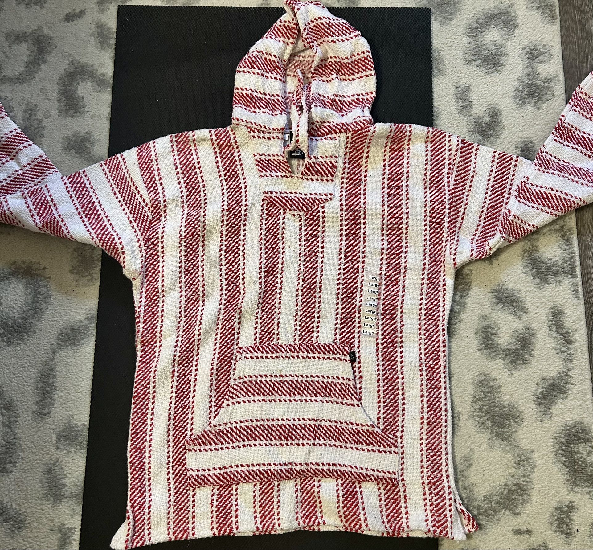  Baja Billy’s woven poncho Mexican/grunge 90's