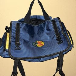 Really Cool Bass Pro Shop Bag Blue Green Yellow Red And White