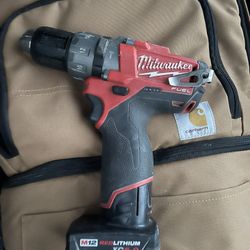 Milwaukee M12 Fuel Hammer Drill With 6.0 Battery 