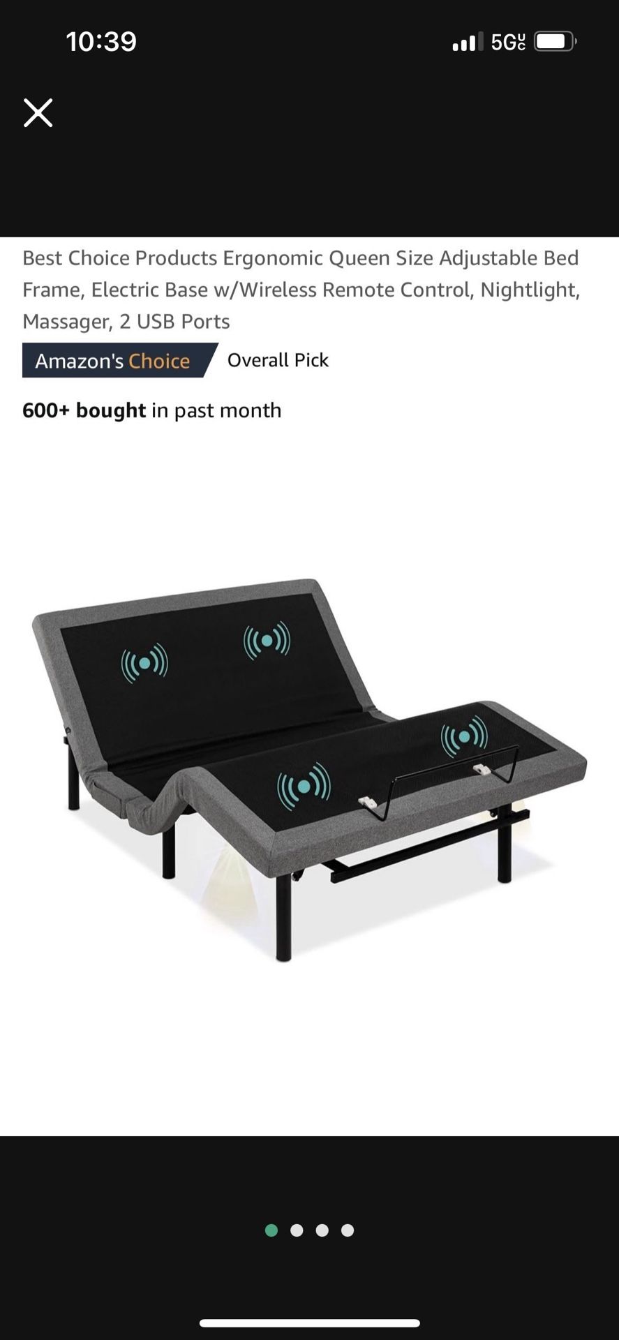 Queen Adjustable Bed Frame