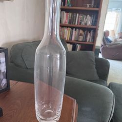 Krosno Handmade Glass Decanter / Carafe – Elegant & Minimalist