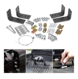 Kit de instalación universal con herrajes y soportes para enganche de remolque Reese de 5ª rueda Kit de instalación #30035, 58058 (10 - Diseño de pern