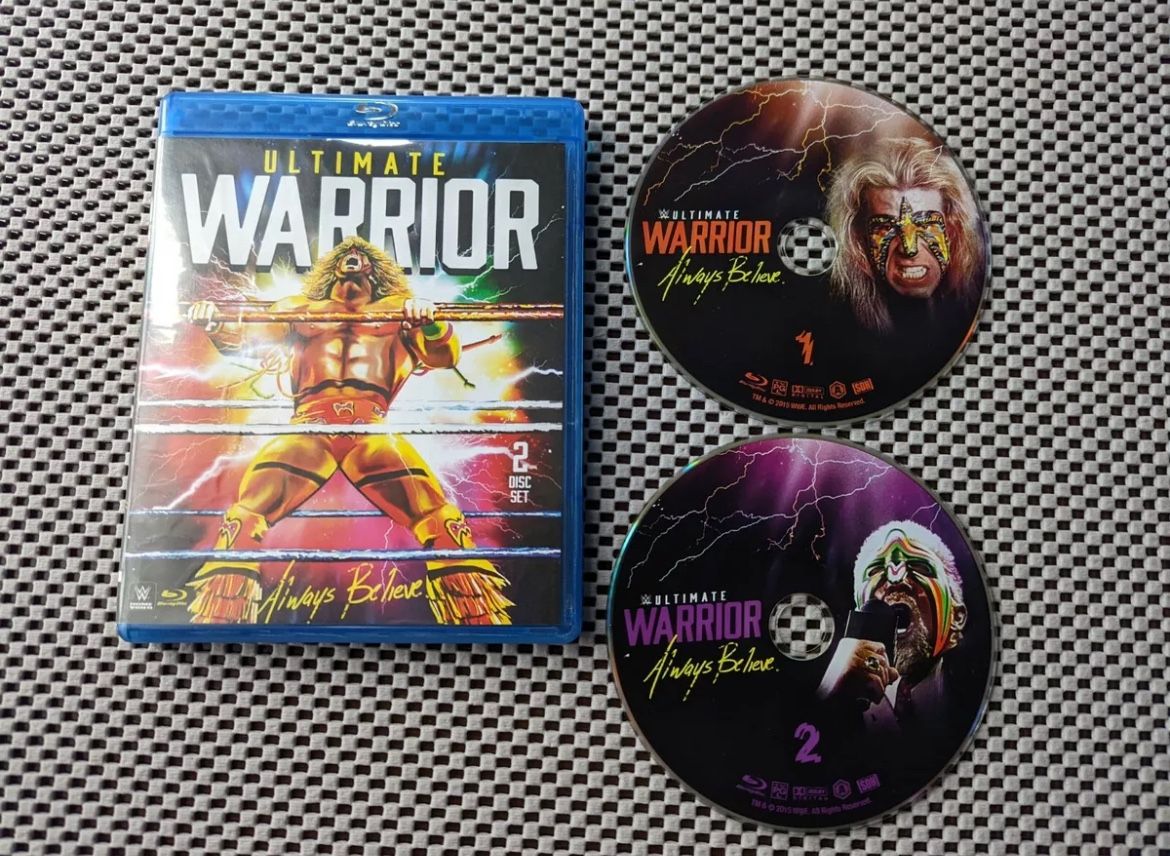 WWE: Ultimate Warrior Always Believe (Blu-ray 2015, 2-Disc Set) WWF US Release