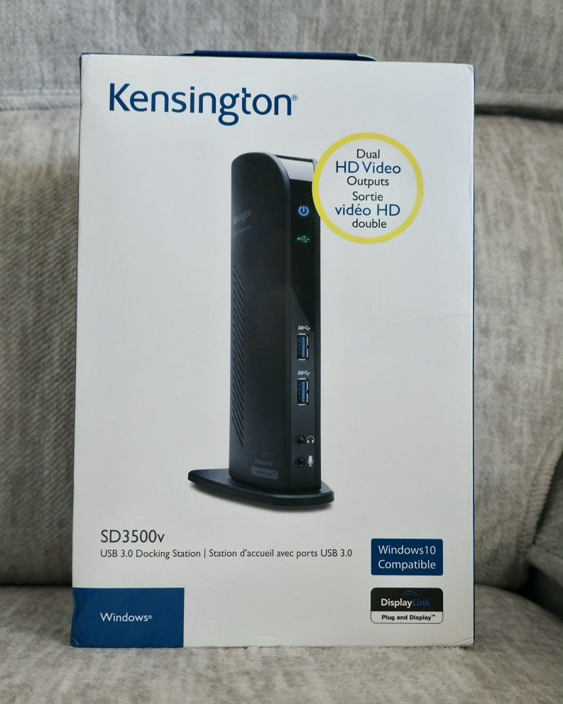 Kensington USB 3.0 Docking Station, model SD3500v