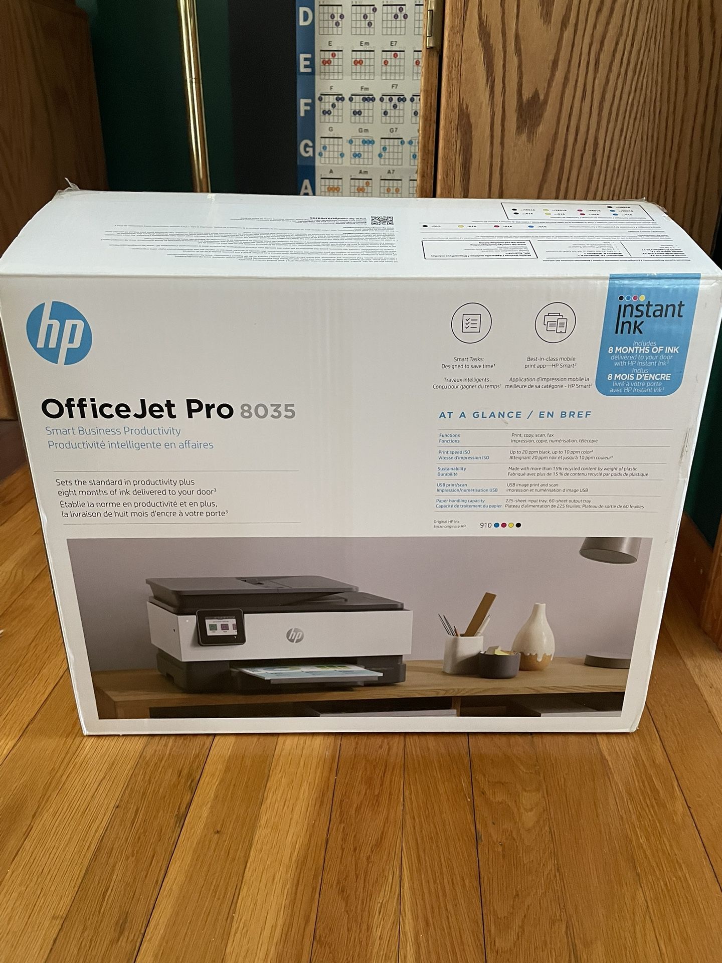 HP OfficeJet Pro 8035 All-in-One Wireless Printer