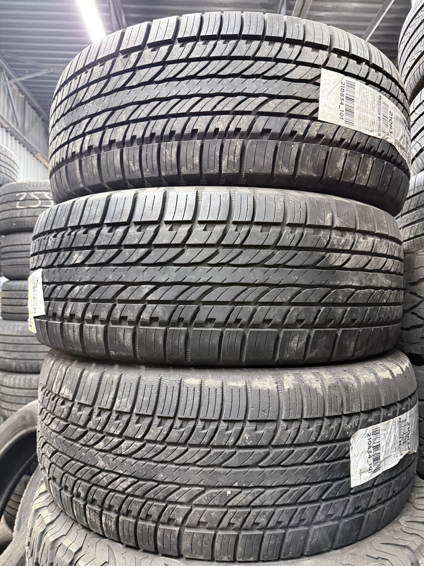 3 Used 275/60/18 Hankook Vantus As Tires