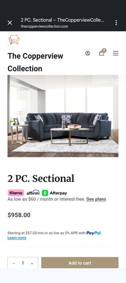 2pc Sectional