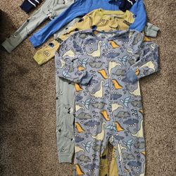 Toddler Boy Overall Pj 4T