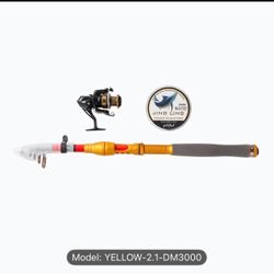 Telescopic Carbon Fiber Fishing Rod And Reel Combo Complete Starter Kit With Lures, Hooks, Line Carry Bag Ideal For Beginners And Travel Fishing