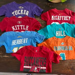 Boys NFL T-shirts Size 8
