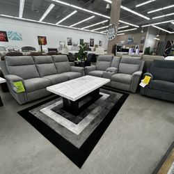 🛋️ Barnsana Power Reclining Sofa + Loveseat