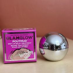 GLAMGLOW Poutmud Wet Lip Balm BIRTHDAY SUIT 0.24 oz Full Size NIB