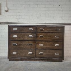 Delivery Is Available Like New Solid Wood Dresser With 8 Storage Drawers $430 Obo!