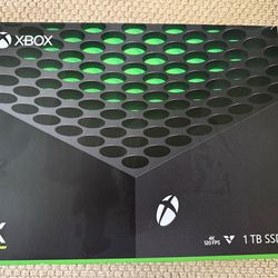 Xbox 360 1TB Series X with new 55’ TV and mobile stand