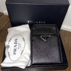 Prada Saffiano Leather Phone Bag