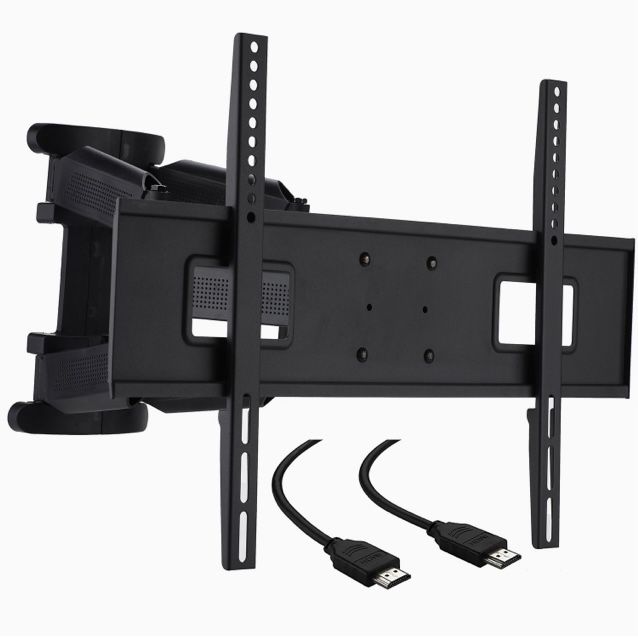 Cattail TV Wall Mount Bracket With Full Motion Swing Out Tilt for most 32" 37 "42" 46 "47 "50" 52" 55" 60" 65"LED LCD OLED Plasma Flat Screen Monitor
