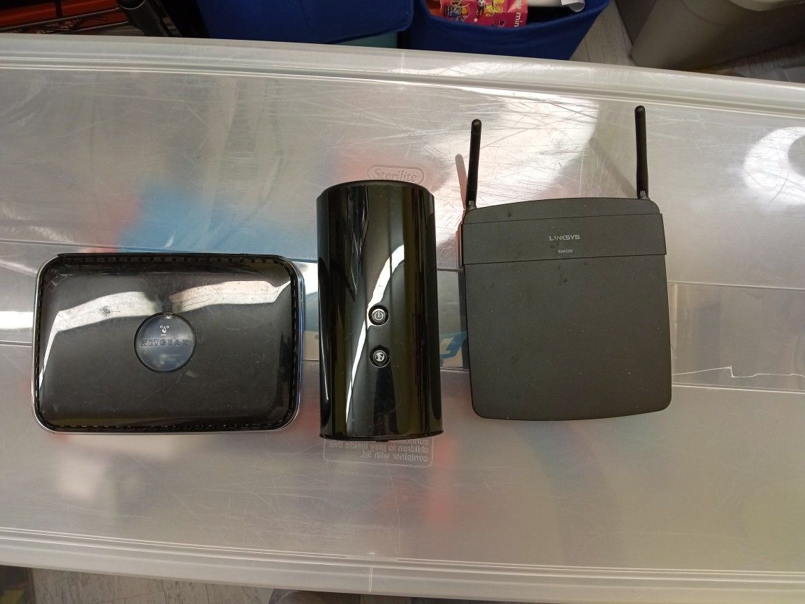 Net gear, D-Link, Linksys Routers