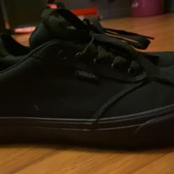 Black Deluxe Comfy Vans 