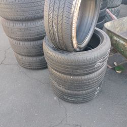 Set Of Four Used Tires 235/45-18 Bridgestone