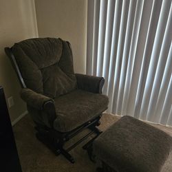 Recliner Chair With Ottoman 