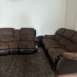 2 Piece Recliner Set 